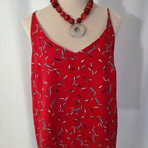 Banana Republic Orange w/ Blue Navy Blue Design (Accessory not included)   T567